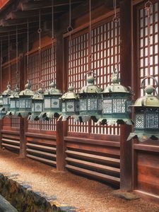 Preview wallpaper lanterns, building, architecture, street, china