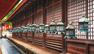 Preview wallpaper lanterns, building, architecture, street, china