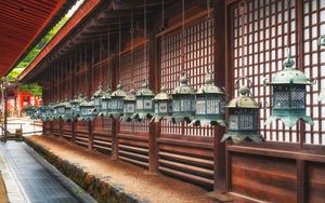 Preview wallpaper lanterns, building, architecture, street, china