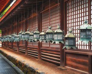 Preview wallpaper lanterns, building, architecture, street, china