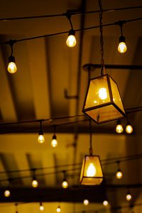 Preview wallpaper lanterns, light bulbs, garlands, light, lighting