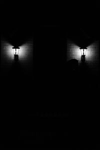 Preview wallpaper lanterns, light, darkness, bricks