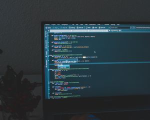 Preview wallpaper laptop, code, programming, hacker