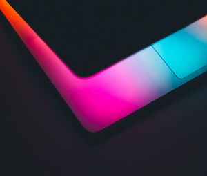Preview wallpaper laptop, dark, backlight, colorful