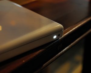 Preview wallpaper laptop, device, table, dark