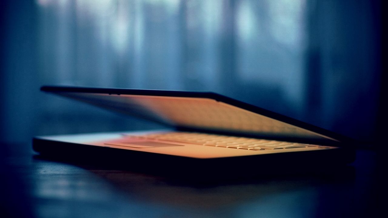 Wallpaper laptop, light, computer