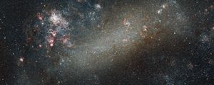 Preview wallpaper large magellanic cloud, nebula, stars, space