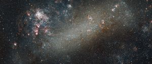 Preview wallpaper large magellanic cloud, nebula, stars, space