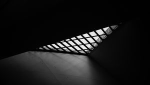 Preview wallpaper lattice, construction, light, black-white, black