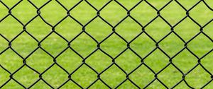 Preview wallpaper lattice, fence, iron, grass