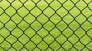 Preview wallpaper lattice, fence, iron, grass