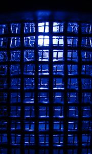 Preview wallpaper lattice, grid, blue, dark