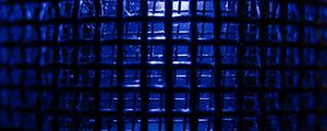 Preview wallpaper lattice, grid, blue, dark