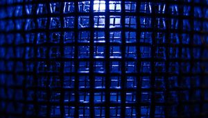 Preview wallpaper lattice, grid, blue, dark