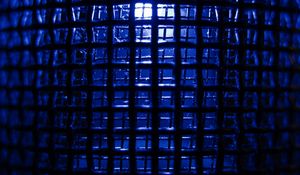 Preview wallpaper lattice, grid, blue, dark