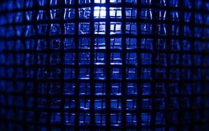 Preview wallpaper lattice, grid, blue, dark
