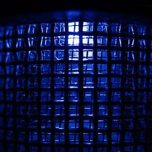 Preview wallpaper lattice, grid, blue, dark