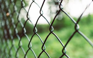 Preview wallpaper lattice, mesh, fence, focus