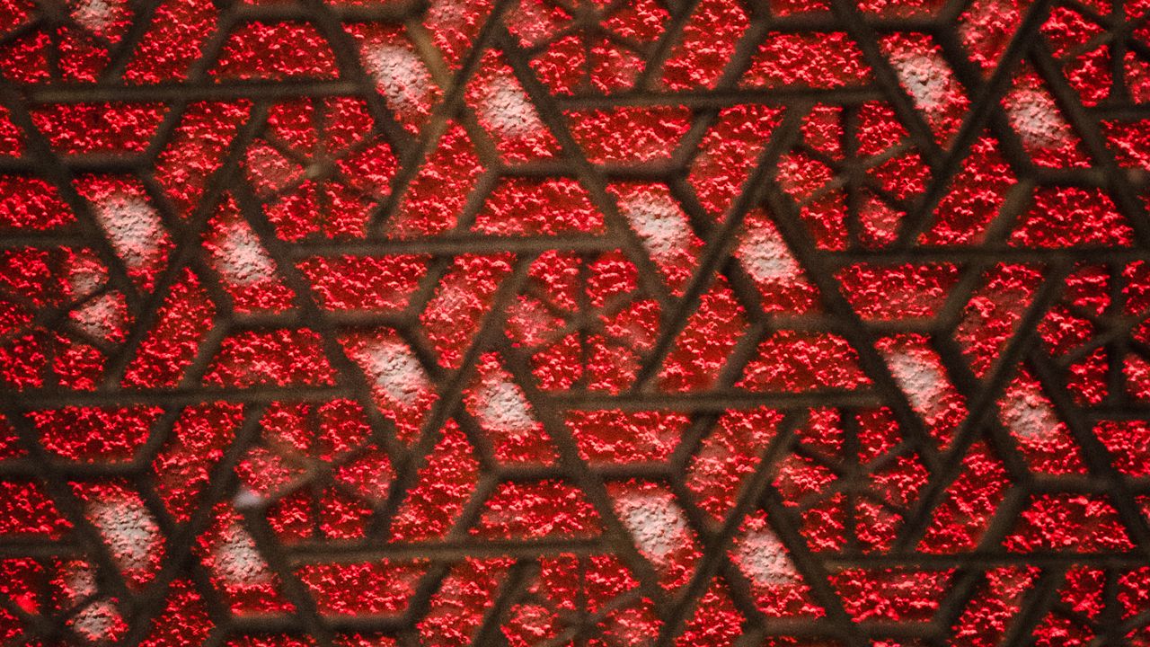 Wallpaper lattice, texture, structure, red