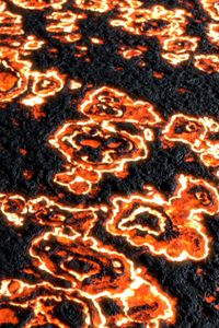 Preview wallpaper lava, fiery, surface, texture