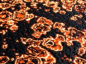 Preview wallpaper lava, fiery, surface, texture