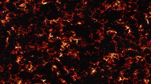 Preview wallpaper lava, fire, dark, abstraction