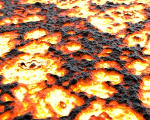 Preview wallpaper lava, surface, fiery, texture