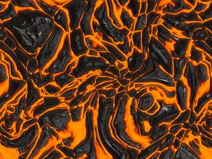Preview wallpaper lava, texture, surface, hot, volcanic