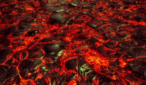 Preview wallpaper lava, texture, volcanic, fiery