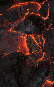 Preview wallpaper lava, volcano, eruption, hot