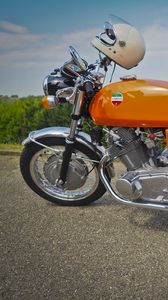 Preview wallpaper laverda 750 sf, laverda, motorcycle, bike, orange