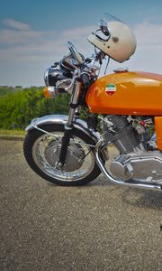 Preview wallpaper laverda 750 sf, laverda, motorcycle, bike, orange