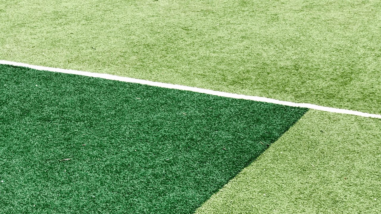 Wallpaper lawn, field, grass, marking, green