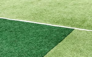 Preview wallpaper lawn, field, grass, marking, green