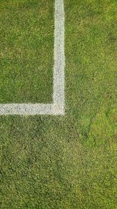 Preview wallpaper lawn, grass, marking, stripes