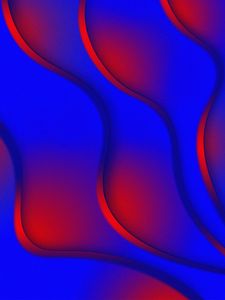 Preview wallpaper layers, wavy, glow, red, blue