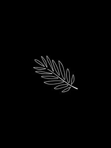 Preview wallpaper leaf, branch, art, vector, minimalism