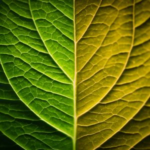 Preview wallpaper leaf, macro, green, gradient