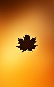 Preview wallpaper leaf, maple, autumn, light