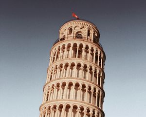 Preview wallpaper leaning tower of pisa, tower, architecture, interesting place