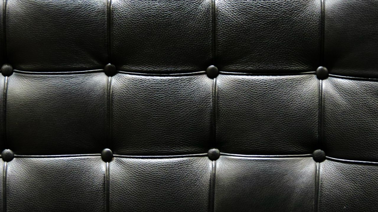 Wallpaper leather, black, spots