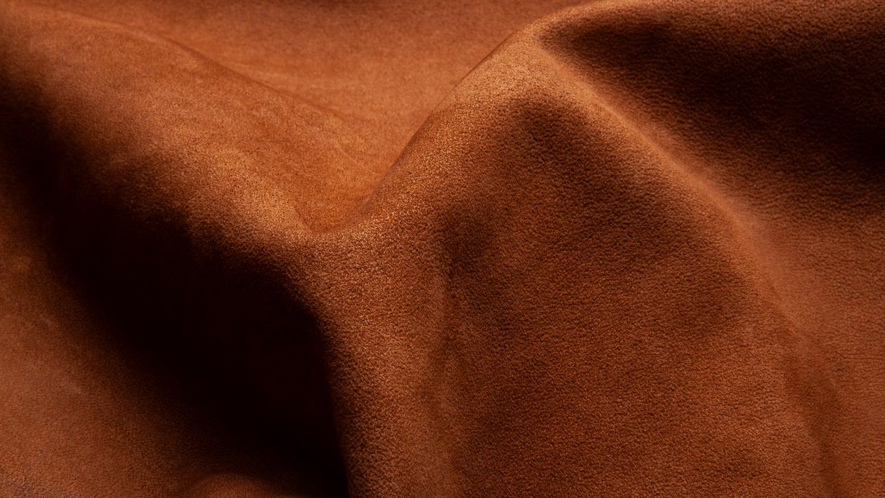 Wallpaper leather, folds, brown, texture