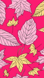 Preview wallpaper leaves, art, autumn, texture