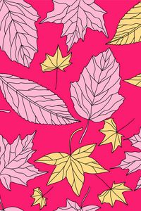 Preview wallpaper leaves, art, autumn, texture