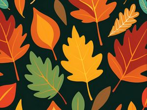 Preview wallpaper leaves, autumn, colorful, art