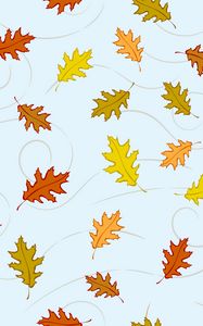 Preview wallpaper leaves, autumn, patterns, texture, fallen