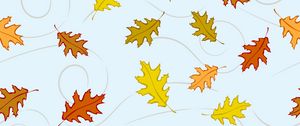 Preview wallpaper leaves, autumn, patterns, texture, fallen