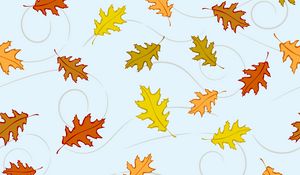 Preview wallpaper leaves, autumn, patterns, texture, fallen