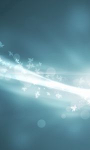 Preview wallpaper leaves, circles, particles, glow