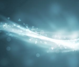 Preview wallpaper leaves, circles, particles, glow